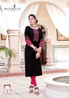 Salonee Vol 5 By Wooglee Rayon Embroidery Kurtis Wholesale Price In Surat
